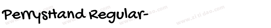 PerrysHand Regular字体转换